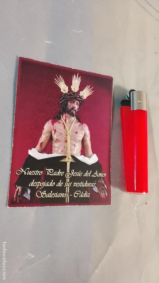 Postales: ESTAMPA RELIGIOSA ESTAMPITA DE LAS DE SEMANA SANTA DE CADIZ VIRGEN O CRISTO