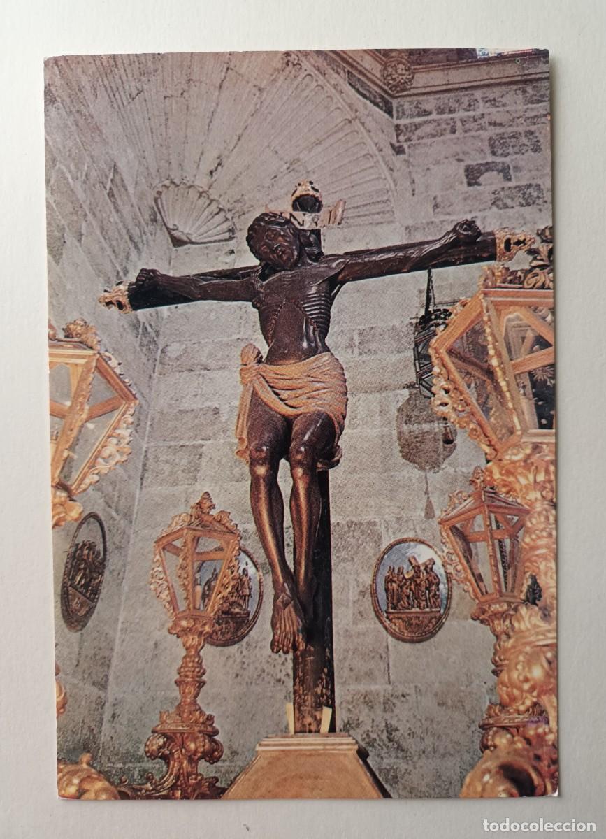 Postales: ESTAMPA GRAN TAMA&Ntilde;O CRISTO DE LA ESCUCHA (ALMERIA)