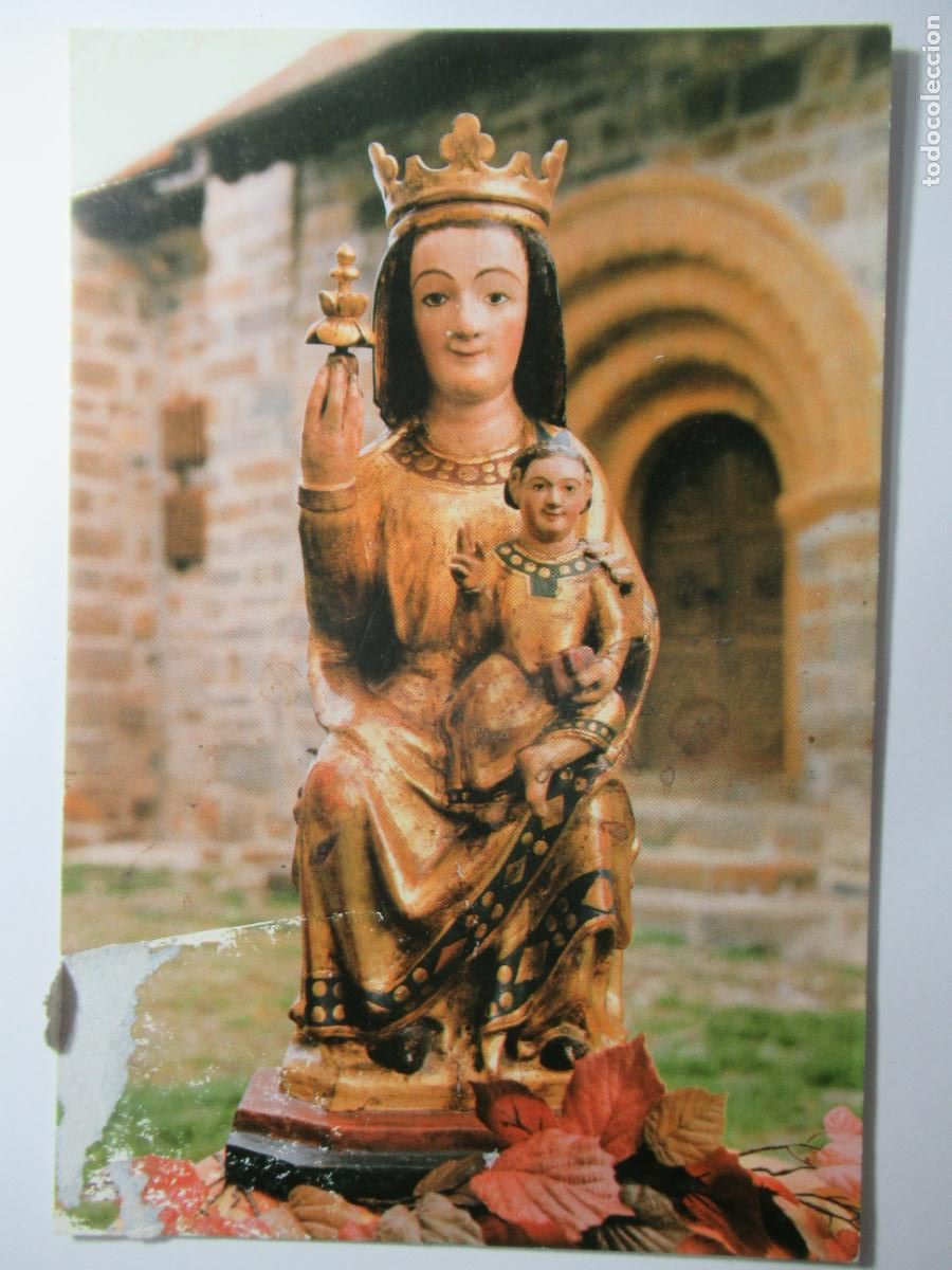 Postales: Ochagavia (Navarra) - Nuestra Se&ntilde;ora de Muskilda - S/C - Restos de papel pegado en pico inferior