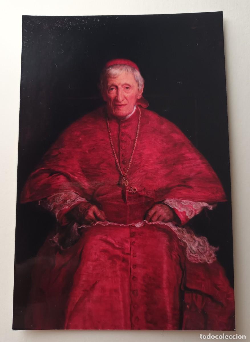 Postales: ESTAMPA SAN JOHN HENRY NEWMAN, DOCTOR DE LA IGLESIA - ORACION (REVERSO) - TAMA&Ntilde;O POSTAL