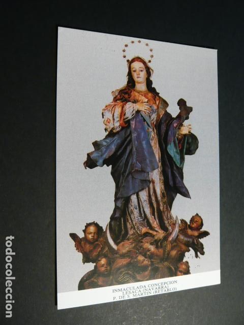 Postales: LESACA NAVARRA INMACULADA CONCEPCION POSTAL - Foto 1