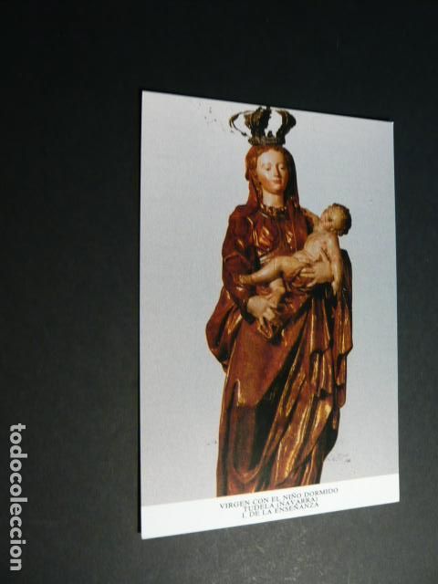 Postales: TUDELA NAVARRA VIRGEN CON EL NI&Ntilde;O DORMIDO POSTAL