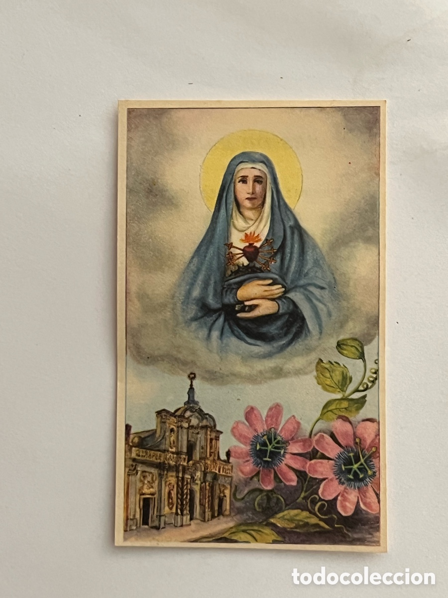 Postales: NUESTRA SE&Ntilde;ORA DE LOS DOLORES. Mes de Mar&iacute;a &hellip; DIA 30, Edic., La Milagrosa. Barcelona