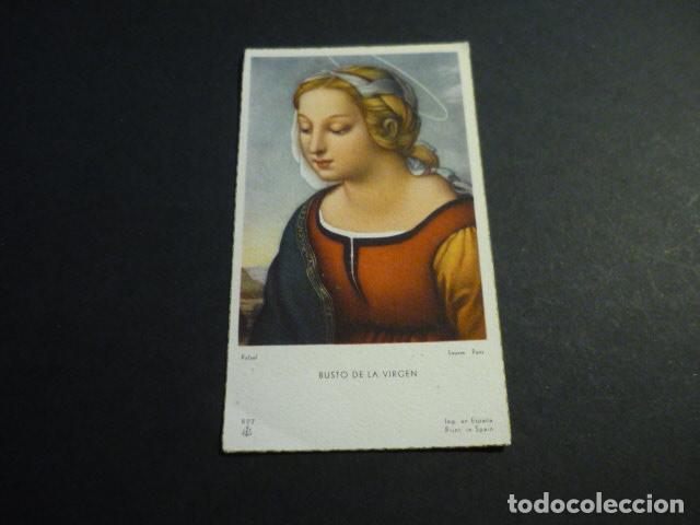 Postales: BUSTO DE LA VIRGEN MARIA ESTAMPA