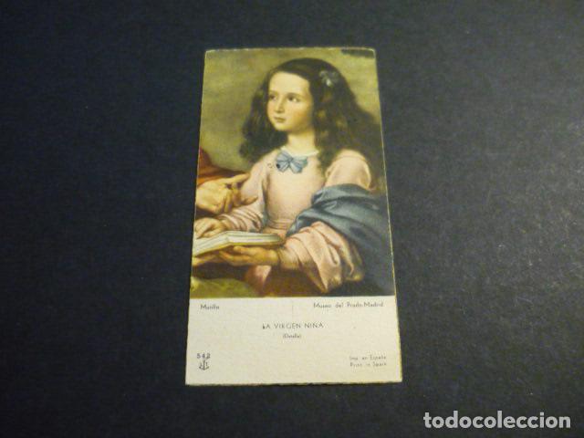 Postales: VIRGEN NI&Ntilde;A DE MURILLO ESTAMPA