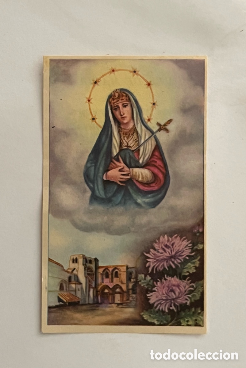 Postales: NUESTRA SE&Ntilde;ORA DE LOS DOLORES. Mes de Mar&iacute;a &hellip; DIA 28, Edic., La Milagrosa. Barcelona