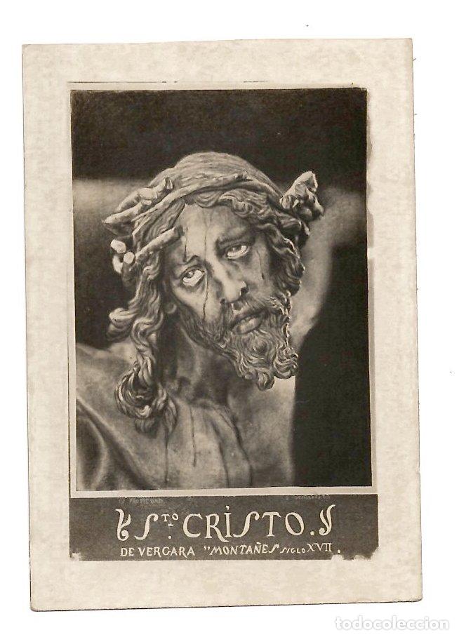 Postales: TARJETA POSTAL STO. CRISTO DE VERGARA MONTA&Ntilde;ES. A&Ntilde;O 1921