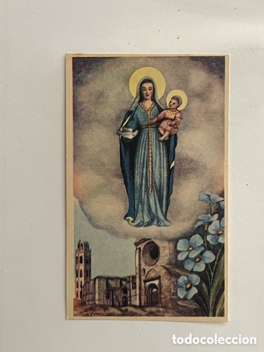 Postales: NUESTRA SE&Ntilde;ORA DEL BLAU. CATEDRAL VIEJA L&Eacute;RIDA. Mes de Mar&iacute;a &hellip; DIA 8, Edic., La Milagrosa, Barcelona
