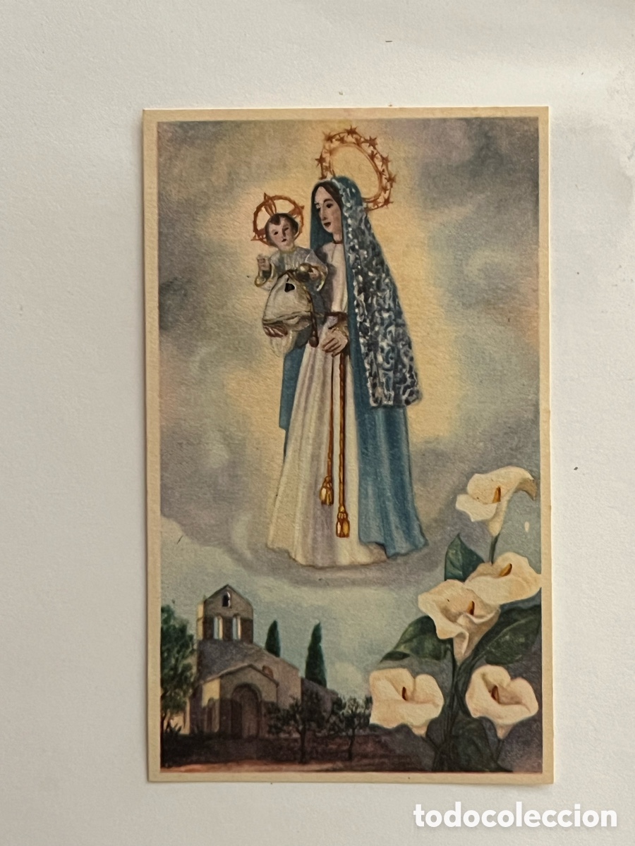 Postales: NUESTRA SE&Ntilde;ORA DE LA BLEDA. SAN GINES DE PACHS (Barcelona) Mes de Mar&iacute;a &hellip; DIA 6, Edic., La Milagrosa