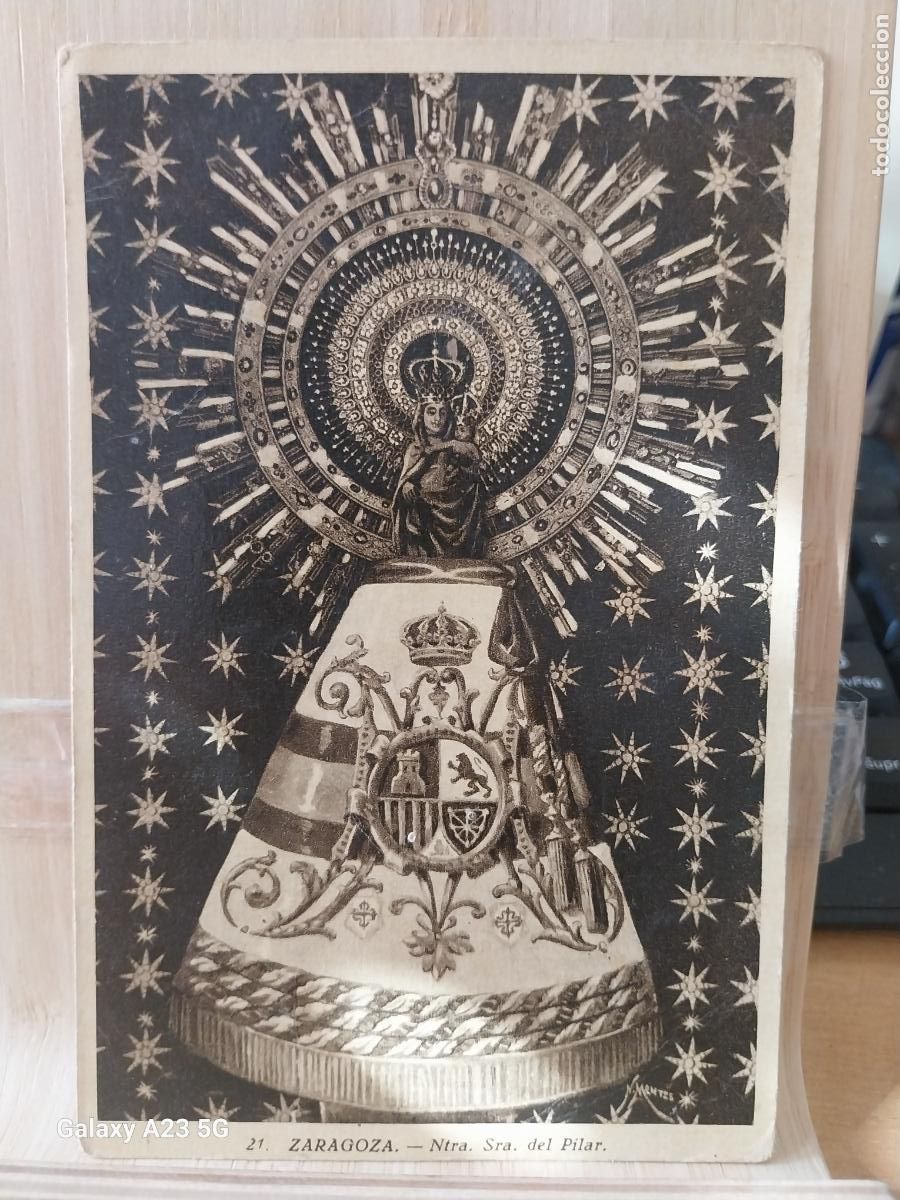 Postales: VIRGEN NTRA SRA PILAR ZARAGOZA ED M ARRIBAS 21