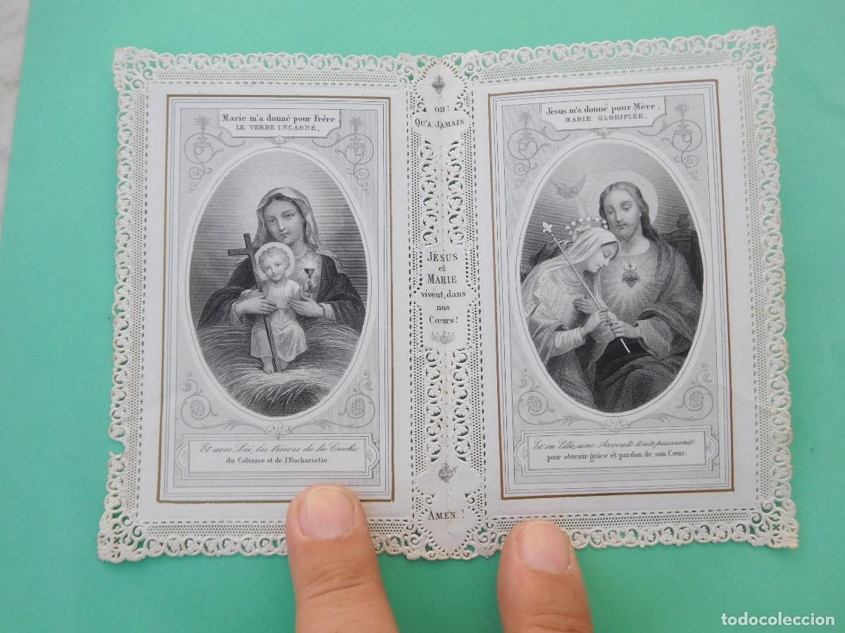 Postales: Estampa antigua de puntilla calada doble. El tesoro que prefiero por encima de todo