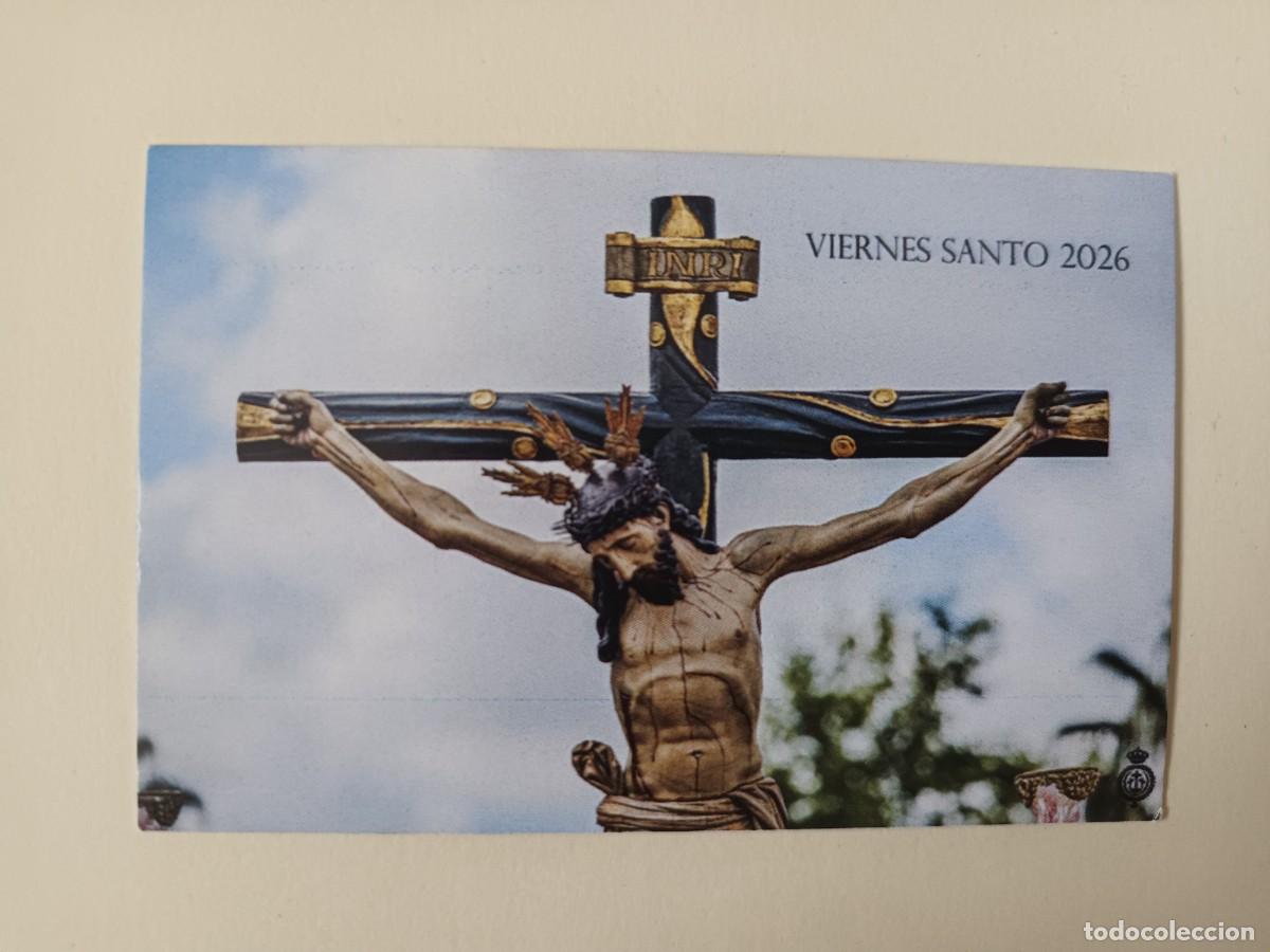 Postales: ESTAMPA SANTISIMO CRISTO DE LA VERA Y CRUZ Y NUESTRA SE&Ntilde;ORA DE CONSOLACION. LEBRIJA (SEVILLA)