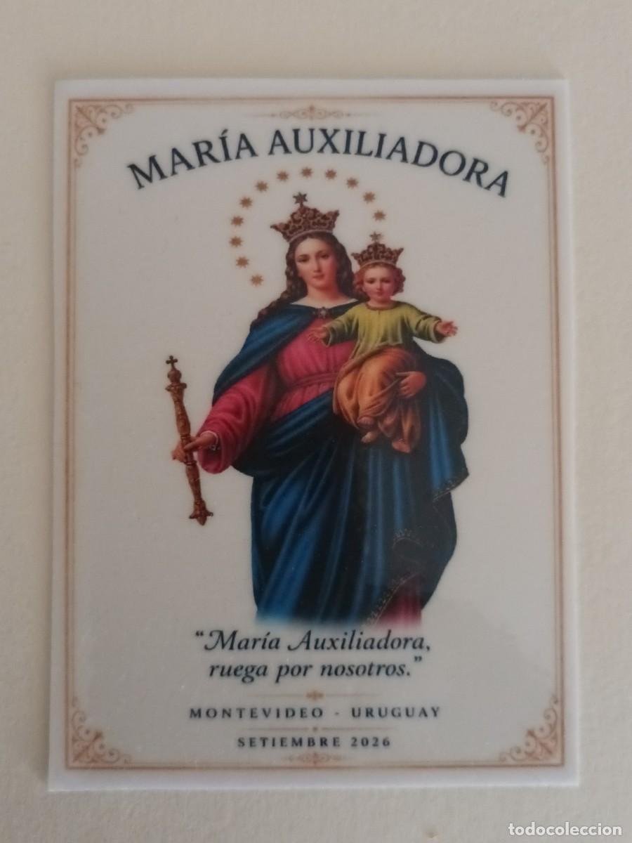 Postales: ESTAMPA MARIA AUXILIADORA, RUEGA POR NOSOTROS. MONTEVIDEO (URUGUAY)