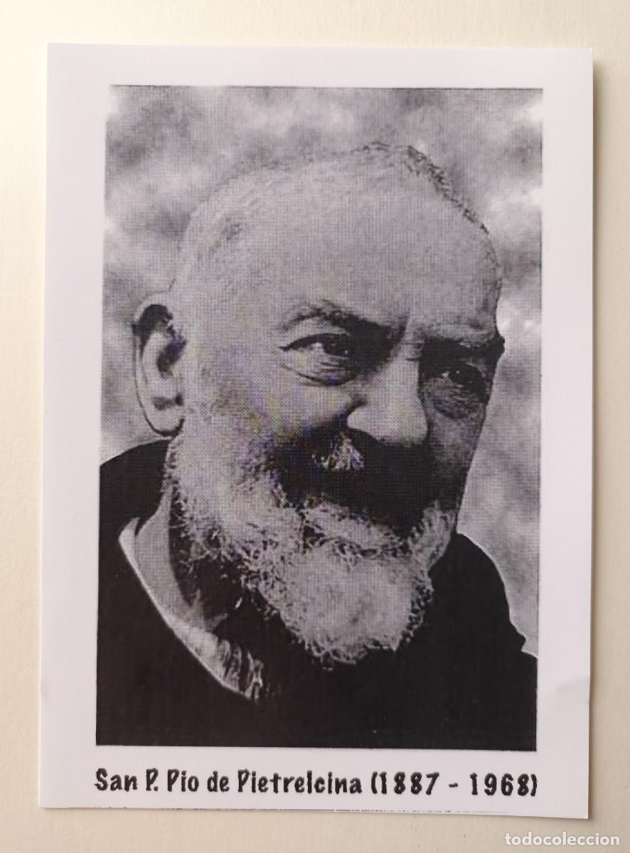 Postales: ESTAMPA SAN PADRE PIO DE PIETRELCINA - ORACION (REVERSO)