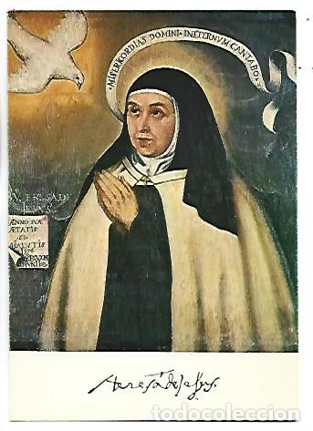 Postales: SANTA TERESA DE JESUS - (FR. JUAN DE LA MISERIA - (siglo XVI).- MM. CARMELITAS.- SEVILLA