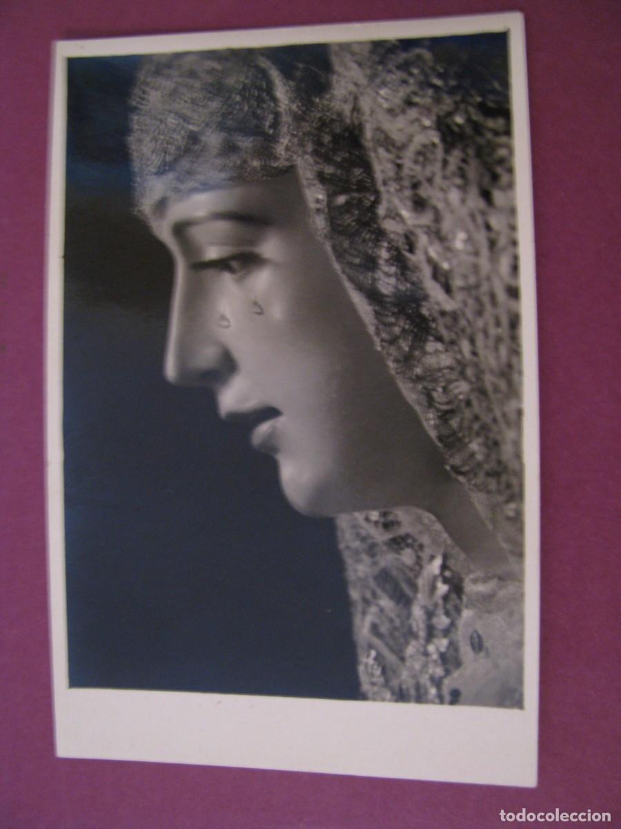 Postales: FOTO MARIA SANTISIMA DE LORETO. PARROQUIA SAN ISIDRO. HARETON. DETRAS SELLO DE LA HERMANDAD 9X6 CM