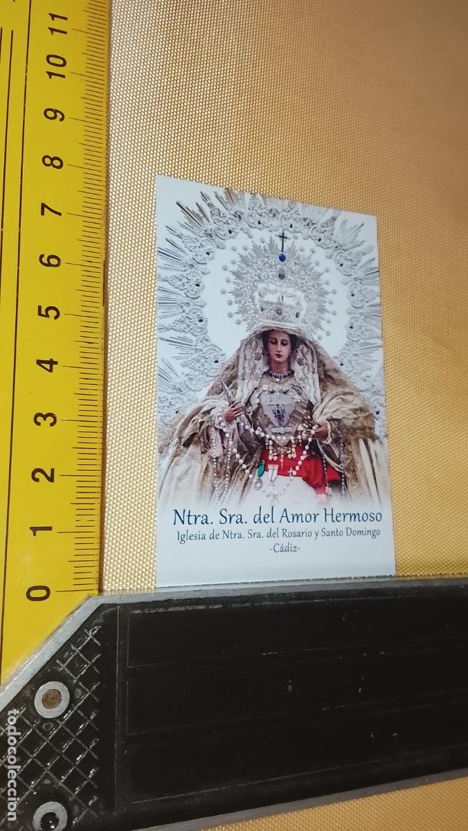 Postales: ESTAMPA RELIGIOSA ESTAMPITA DE LAS DE SEMANA SANTA DE CADIZ VIRGEN O CRISTO
