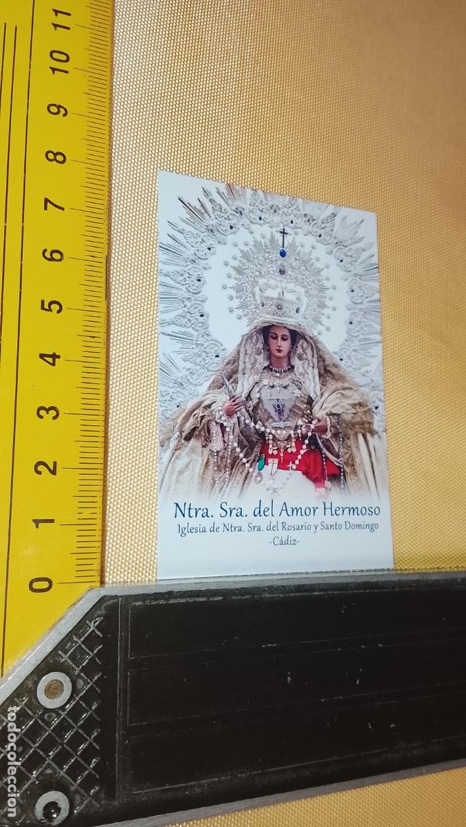 Postales: ESTAMPA RELIGIOSA ESTAMPITA DE LAS DE SEMANA SANTA DE CADIZ VIRGEN O CRISTO