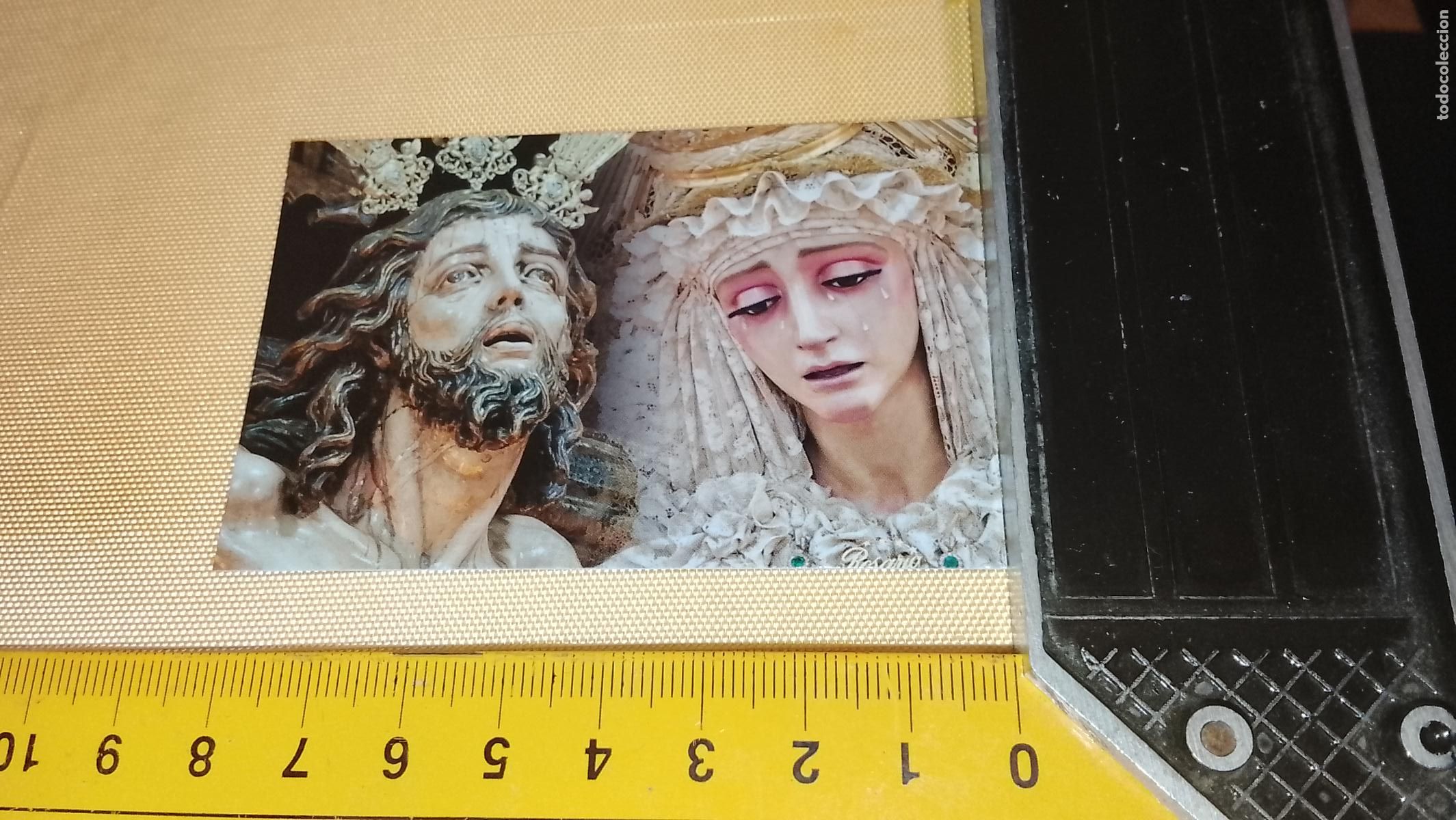 Postales: ESTAMPA RELIGIOSA ESTAMPITA DE LAS DE SEMANA SANTA DE CADIZ VIRGEN O CRISTO