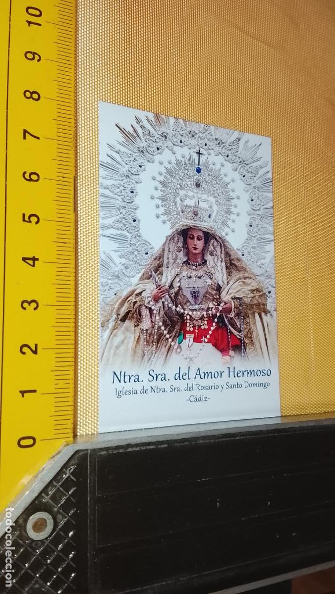 Postales: ESTAMPA RELIGIOSA ESTAMPITA DE LAS DE SEMANA SANTA DE CADIZ VIRGEN O CRISTO