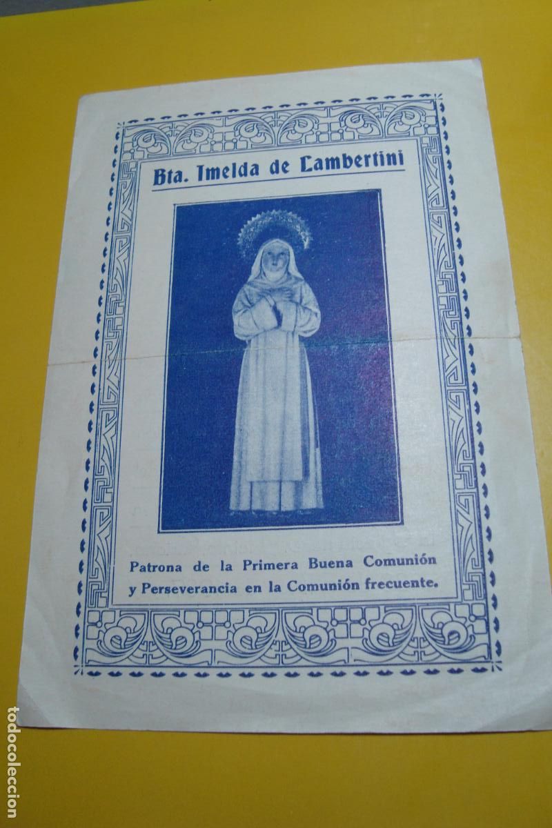 Postales: RECUERDO DIA EUCARISTICO CORPUS CHRISTI SAN JACINTO TRIANA SEVILLA 1937. IMELDA LAMBERTINI