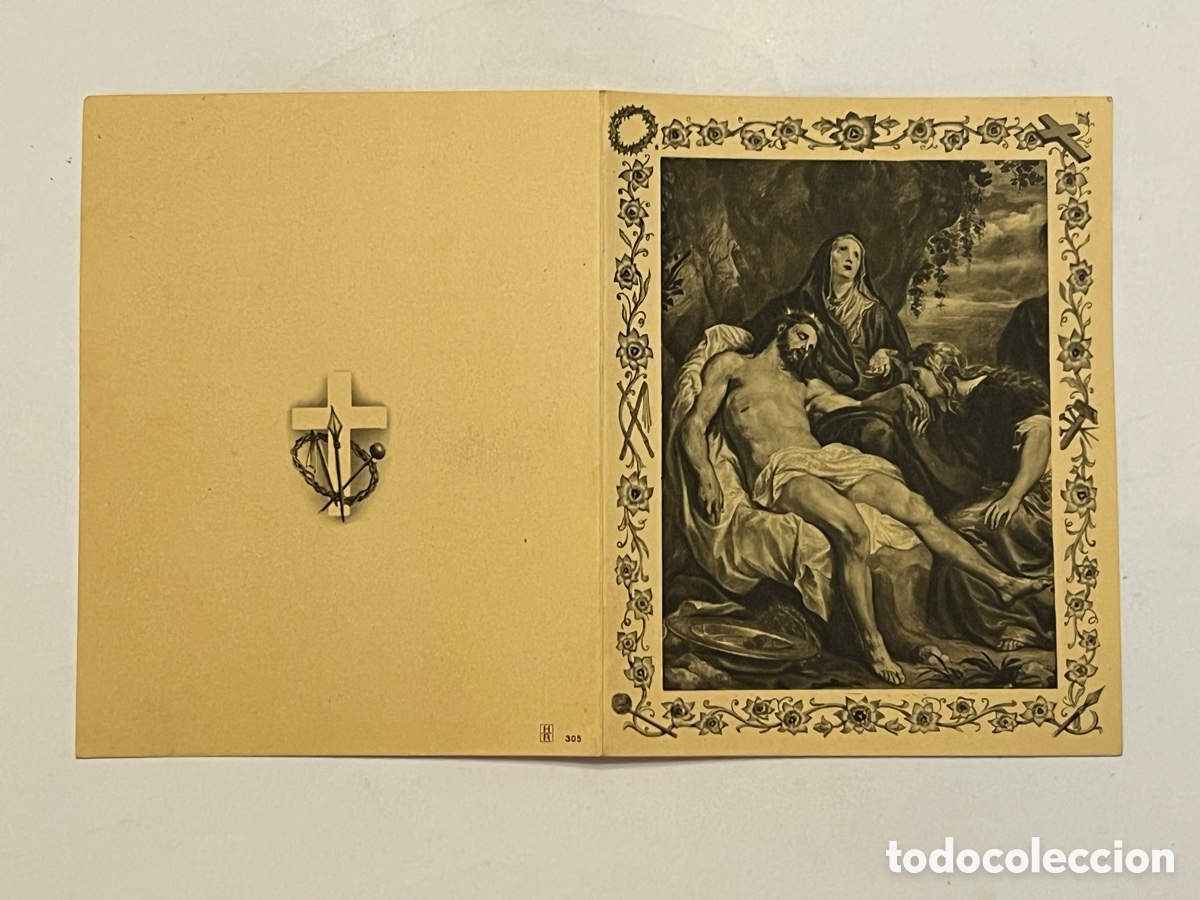 Postales: ESQUELA RECORDATORIO.. PREGUEU A DEU EN CARITAT per l'&agrave;nima d'en RAMON FLAVIA PICAR