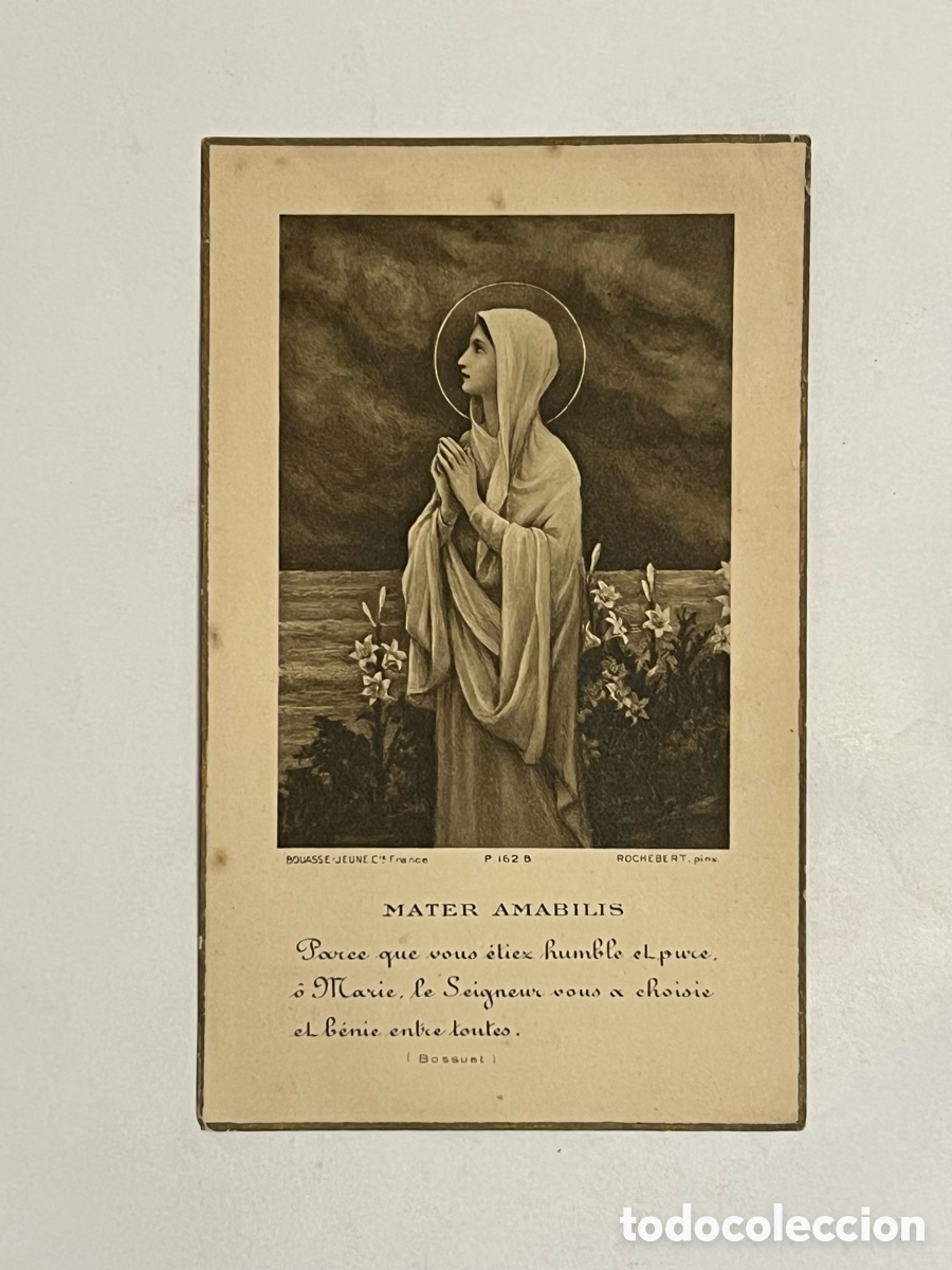 Postales: ESQUELA RECORDATORIO 60 ans de vie sacerdotale de l'Abb&eacute; VAN IN, IXELLES Bruselas (a.1938)