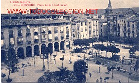 Postales: LOGRO&Ntilde;O. POSTAL ANTIGUA. - Foto 1