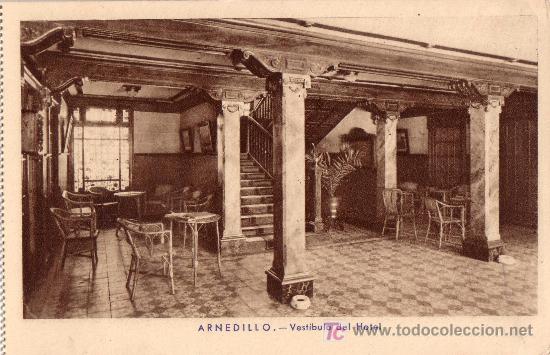 Postales: ARNEDILLO (LA RIOJA) - VESTIBULO DEL HOTEL - Foto 1