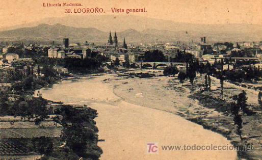 Postales: LOGRO&Ntilde;O - VISTA GENERAL N&ordm; 30 - Foto 1