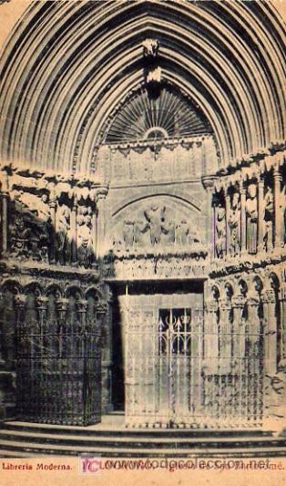 Postales: LOGRO&Ntilde;O - IGLESIA DE SAN BARTOLOME - Foto 1