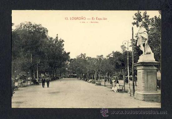 Postales: Postal de LOGRO&Ntilde;O: El Espolon (Roisin num.13) - Foto 1