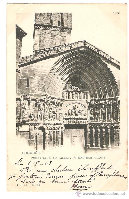Postales: LOGRO&Ntilde;O. LA RIOJA. HAUSER Y MENET - Foto 1