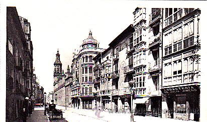 Postales: POSTAL LOGRO&Ntilde;O CALLE MERCADO - Foto 1