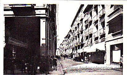 Postales: POSTAL LOGRO&Ntilde;O CALLE DEL MERCADO - Foto 1
