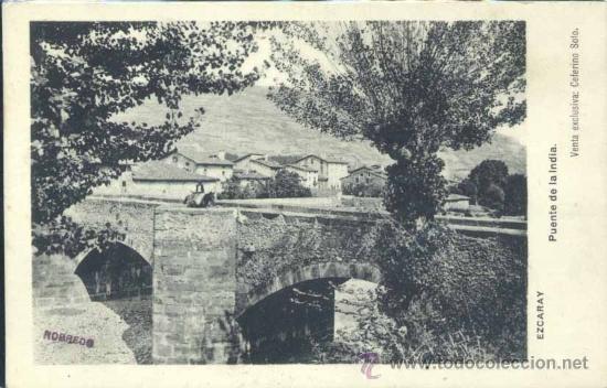 Postales: EZCARAY (LA RIOJA).- PUENTE DE LA INDIA - Foto 1