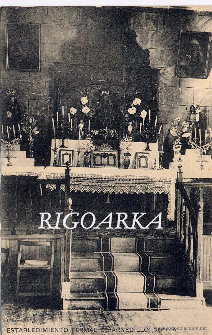 Postales: ESTABLECIMIENTO TERMAL DE ARNEDILLO : CAPILLA - Foto 1