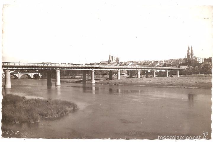 Postales: Logro&ntilde;o, postal formato antiguo - Foto 1