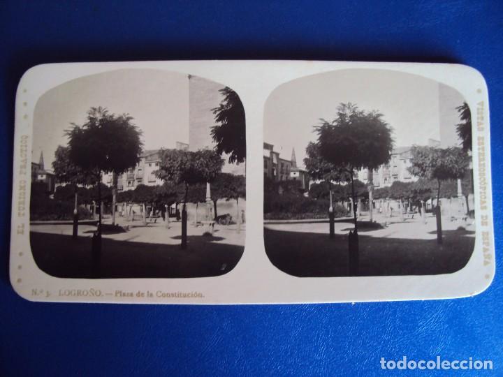 Postales: (ES-099) LOGRO&Ntilde;O - PLAZA DE LA CONSTITUCION - Foto 1