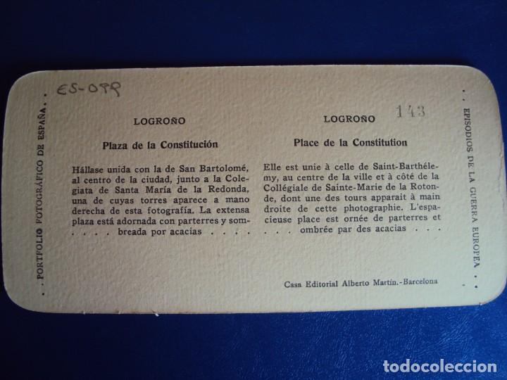 Postales: (ES-099) LOGRO&Ntilde;O - PLAZA DE LA CONSTITUCION - Foto 2