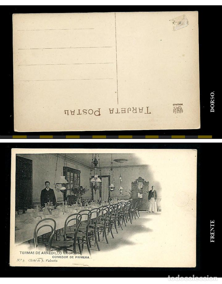 Postales: Termas de Arnedillo.(Logro&ntilde;o). Comedor de Primera. - Foto 1
