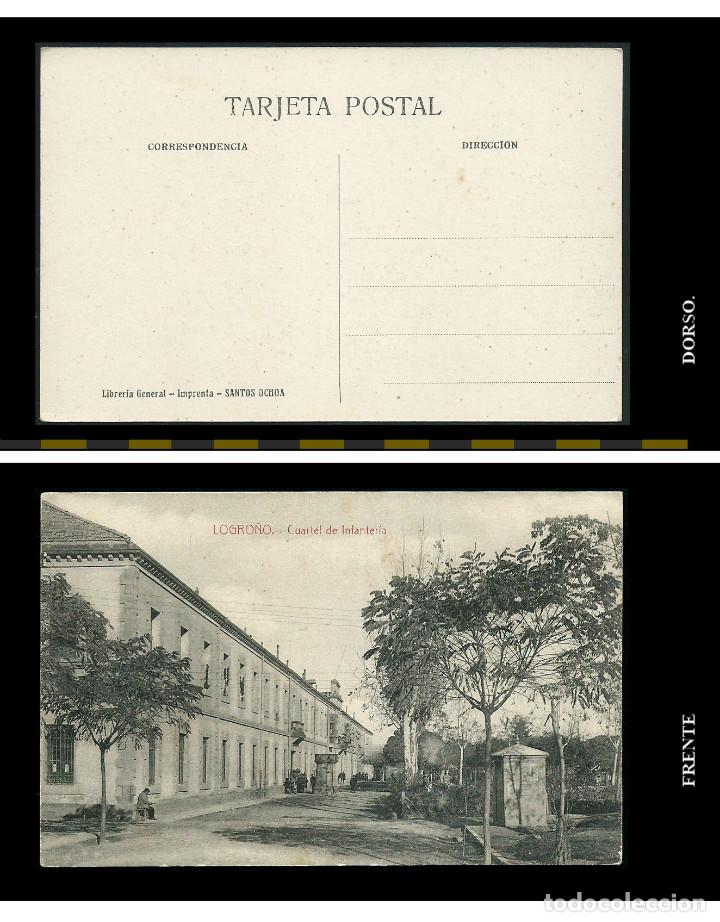 Postales: Logro&ntilde;o.Cuartel de Infanteria. - Foto 1