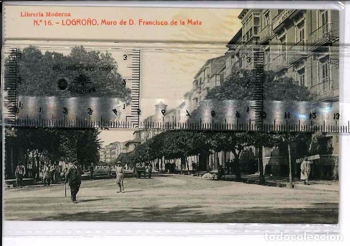 Postales: LOGRO&Ntilde;O  MURO DE FRANCISCO DE LA MATA - Foto 1