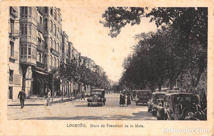 Postales: LOGRO&Ntilde;O.- MURO DE FRANCISCO DE LA MATA - Foto 1