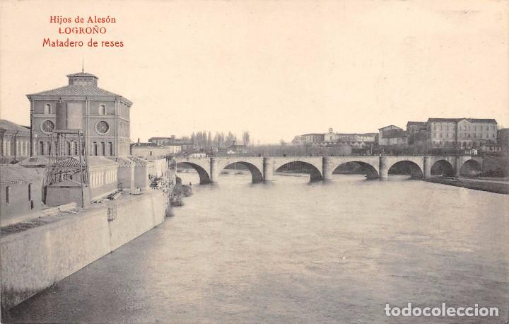 Postales: LOGRO&Ntilde;O.- MATADERO DE RESES - Foto 1