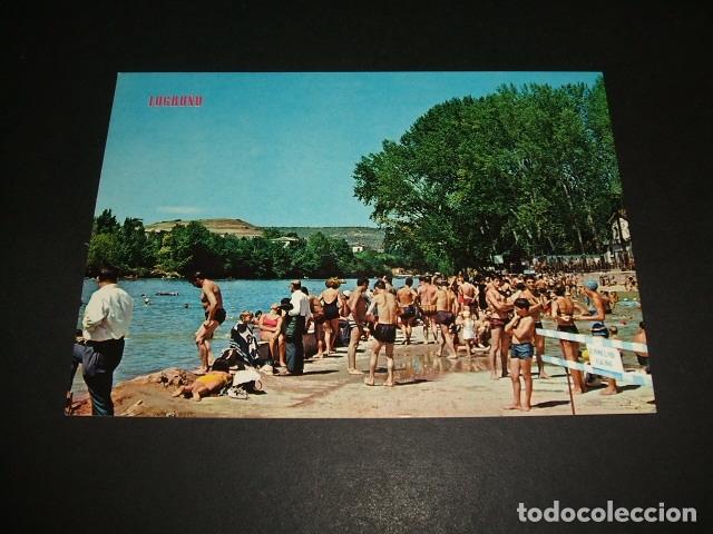 Postales: LOGRO&Ntilde;O PLAYA A LA ORILLA DEL RIO EBRO - Foto 1