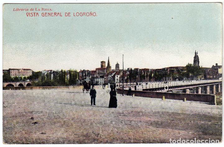 Postales: PRECIOSA POSTAL - LOGRO&Ntilde;O - VISTA GENERAL - Foto 1