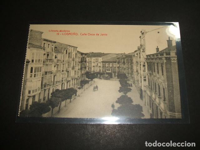 Postales: LOGRO&Ntilde;O CALLE ONCE DE JUNIO - Foto 1
