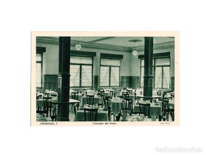Postales: ARNEDILLO.(LOGRO&Ntilde;O).- COMEDOR DEL HOTEL. - Foto 1