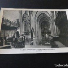 Cartes Postales: NAJERA LA RIOJA MONASTERIO DE SANTA MARIA LA REAL LA IGLESIA. Lote 165068214